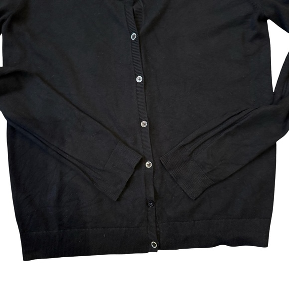 Mexx Metropolitan Black Button Down Cardigan Size S Minimalist Classic Capsule - Picture 13 of 13